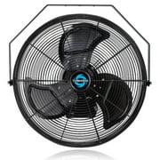 Tornado 20 Inch Wall Mount Fan Water-Resistant High Velocity Fan UL Industrial Fan