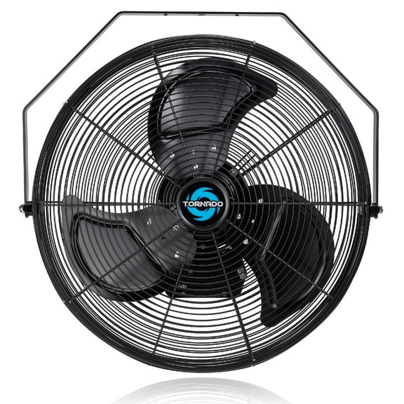 Tornado 20 Inch Wall Mount Fan Water-Resistant High Velocity Fan UL Industrial Fan