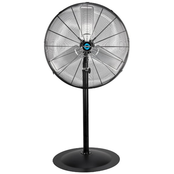 Tornado 30 Inch High Velocity Oscillating Metal Pedestal Fan Commercial, Industrial Use 3 Speed 8850 CFM 1/3 HP 10 FT Cord UL Safety Listed