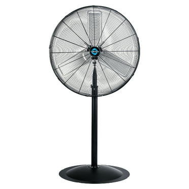Tornado 30 Inch Metal Pedestal Fan Non-Oscillating, Industrial Use 3 Speed UL Safety Listed