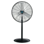 Tornado 30 Inch Metal Pedestal Fan Non-Oscillating, Industrial Use 3 Speed UL Safety Listed