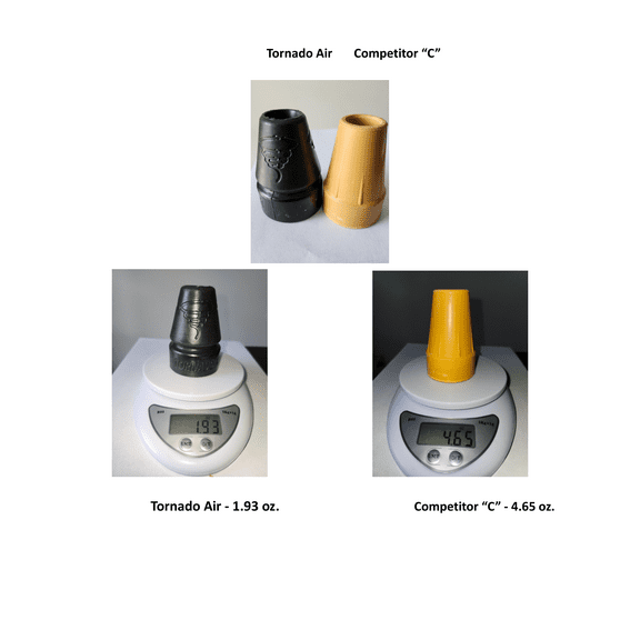 Tornado AIR Fatigue-Reducing Crutch Tips (pair)