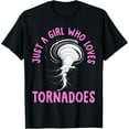thumbnail image 1 of Tornado Birthday Storm Chaser Girls Weather Girl Kids T-Shirt, 1 of 5