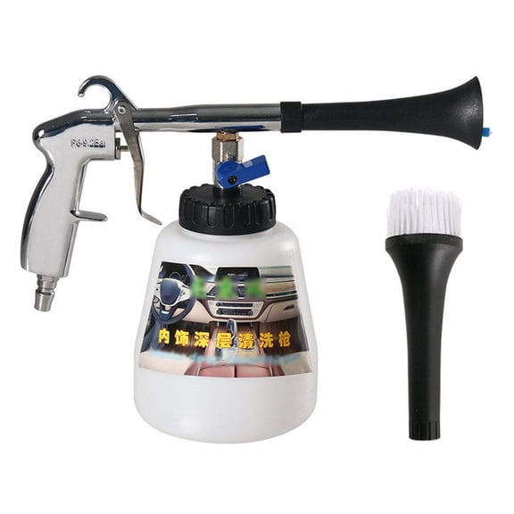 Tornado Car Interior Cleaning Gun - Pneumatic Detailing Tool for Deep Cleaning Upholstery, Dashboard, and Engine Bays