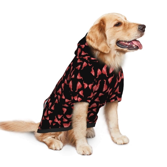 Tornado Dog Hoodie Colorful Pullover Sweatshirts Medium