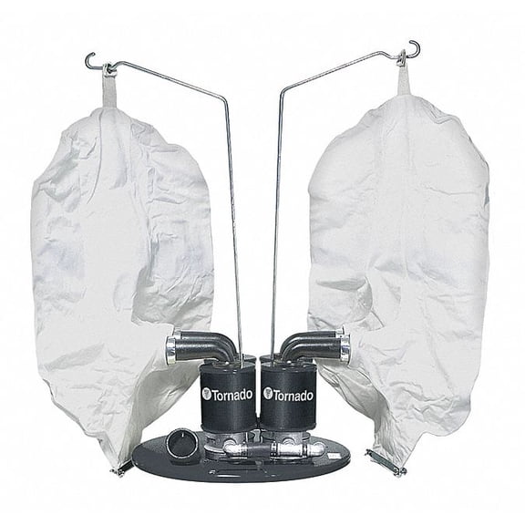 Tornado Drum-Top Vacuum Head,Std. Filter,100 cfm 98696