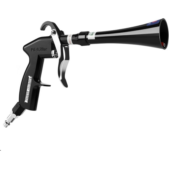 Tornado Dry Cleaning Gun with Brass Adjustable Air Flow Nozzle,Air Blower Gun Quickly Blasts Dirt and Dust from Surface Works with Air Compressor