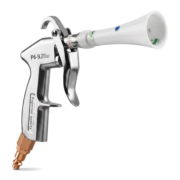 Tornado Dry Cleaning Gun with Brass Adjustable Air Flow Nozzle,Air Blower Gun Quickly Blasts Dirt and Dust from Surface Works with Air Compressor