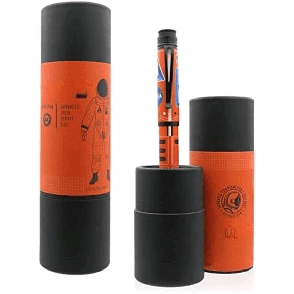 Tornado Fountain Pen, Escape, 1.1mm nib - includes 2 black ink cartridges and ink converter (VRF-2174-1.1)$$Office