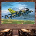 thumbnail image 1 of Tornado GR. Mk.1 RAF Attack Aircraft Fighter Poster Wall Chart - HD Military Art Banner - Air Force Army Fans Wall Hanging Flag Canvas Painting For Room & Office Wall Decor 38" x 57", 1 of 6
