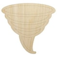 thumbnail image 1 of Tornado Icon Wood Shape Unfinished Piece Cutout Craft DIY Projects - 6.25 Inch Size - 1/8 Inch Thick, 1 of 7