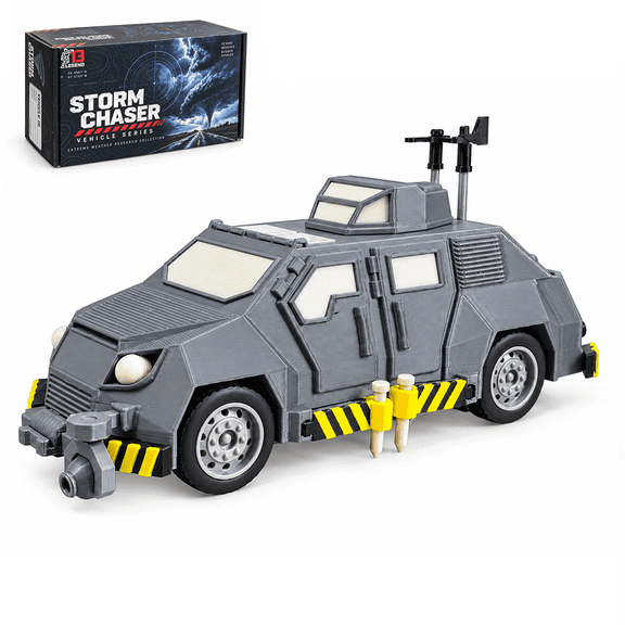 Deployable Tornado Interceptor Toy Car, Storm Chaser Car Tornado Toys TIV-II 3D Printed Toys Gifts for Kids Birthday