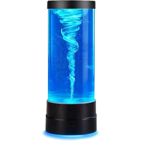 Tornado Lamp,Cool Things,Lava Lamp Gifts for Teen Boys,Kids,Girls,Tornado Toy,Tornado Maker,7 Color Changing LED Light,Cool Night Light,Birthday, Christmas Gifts