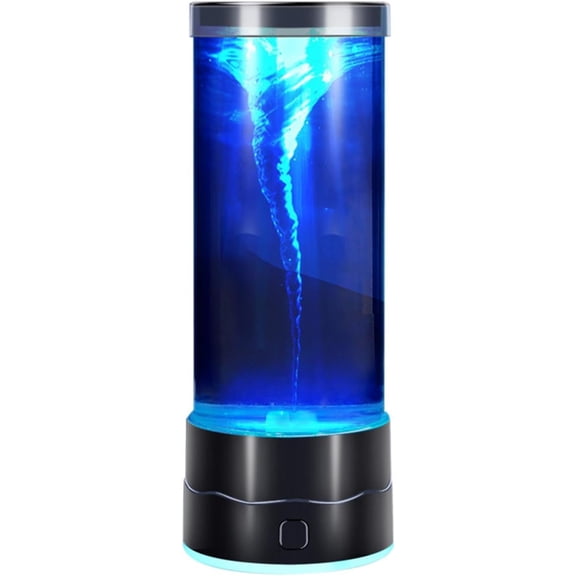 Tornado Lamp, Hurricane Twister Water Vortex Mood Light, Dynamic Water Effect LED Night Lamp, Desktop Decoration for Bedroom Dorm Office Apartment