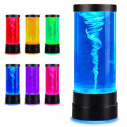 Lava Lamp, Motion Lamp for Bedroom Decor, 7 Color Changing LED Light for Living Room and Teens Desk, Birthday Gift