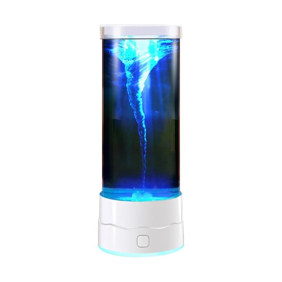 Tornado Lamp with Water Vortex Twister Hurricane Mood Night Light Great Novelty Decor Gift for All Ages on Holidays and Birthdays