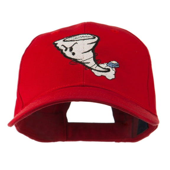 Tornado Mascot Embroidered Cap - Red OSFM