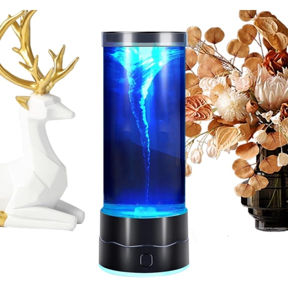 Tornado Night Light Table Lamp Multi-Color Science Toy Home Decor