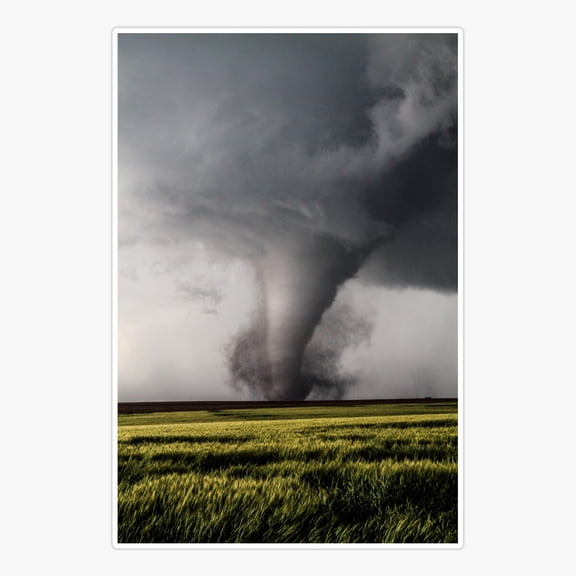 Tornado On The Ground Weather Vinyl Decal Sticker