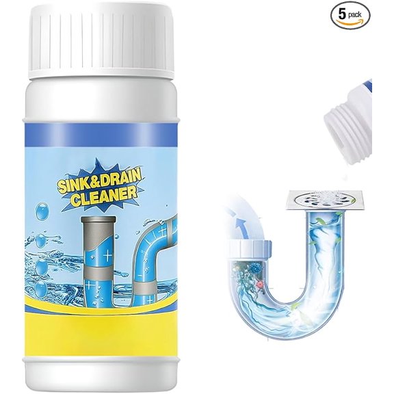 Tornado Sink and Drain Cleaner, Powerful Sink and Drain Cleaner Powder, Fast Foaming Drain Cleaner for Kitchen and Pipes Cleaning Tool