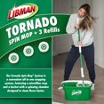 thumbnail image 1 of Tornado Spin Mop System with Refill Heads, Microfiber Spinning Mop and Bucket with Wringer Set for Home, Floor Cleaning of Hard-Wood, Laminate, Tile, All Surface Cleaner, 1 of 6