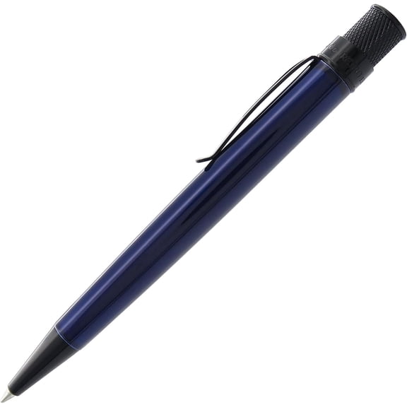 Retro 51 Tornado Stealth - Blue Black Rollerball Pen