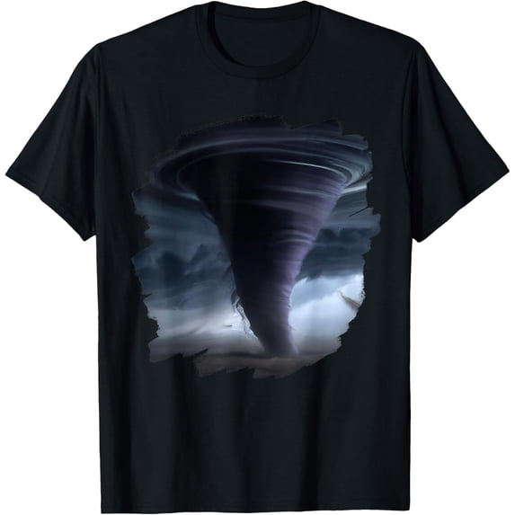 Tornado Storm Tornados Nature Weather Chaser Meteorologist T-ShirtMen and women, Black T-shirt, size: Extra large