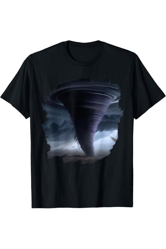 Tornado Storm Tornados Nature Weather Chaser Meteorologist T-ShirtMen and women, Black T-shirt, size: Extra large