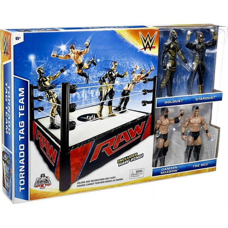 Tornado Tag Team Action Figure Playset with Golddust Stardust