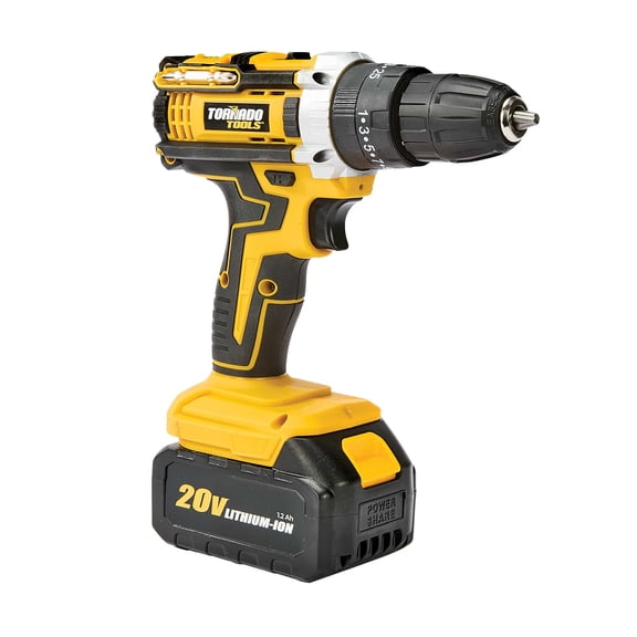 Tornado Tools 20V Cordless Drill Kit