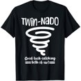 thumbnail image 1 of Tornado Twin Day For Spirit Week Best Friend Twinning Sister T-Shirt, 1 of 4