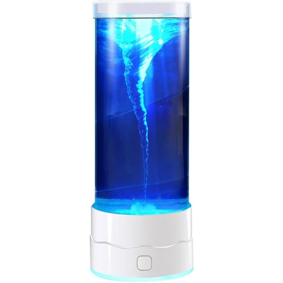 Tornado Twister Light - Dynamic Table Tornado Lamp, Novelty Decoration Ambient Mood Light, Home Dorm Office Apartment, Study Bedroom Relaxation, Water Dance Display, Graduation Gift