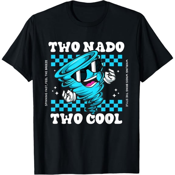 Tornado Two Year Old Birthday Two-Nado 2Nd Bday Party Unisex Men Women T-Shirt S-5XL Best Birthday Gifts