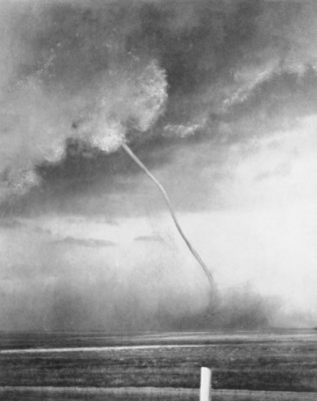 Tornado in a field Canvas Art - (18 x 24)