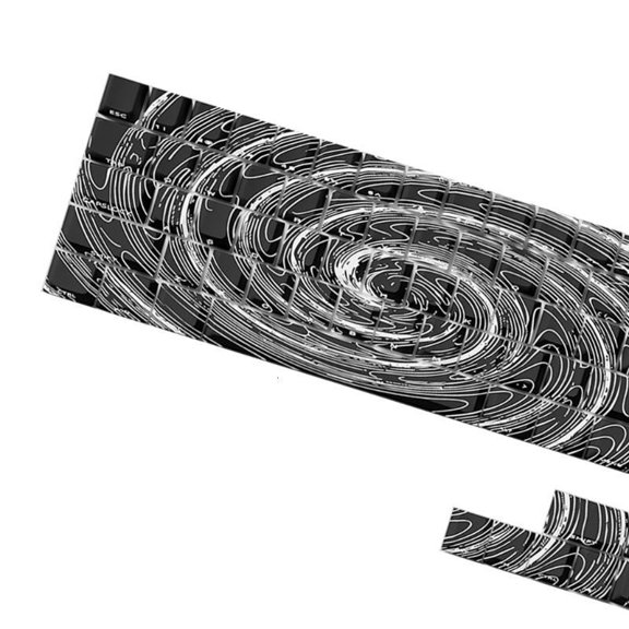 Tornados Theme Original Profile PBT Keycaps 74/140Key for Mechanical Keyboards with Side Print Fit Multiple Size
