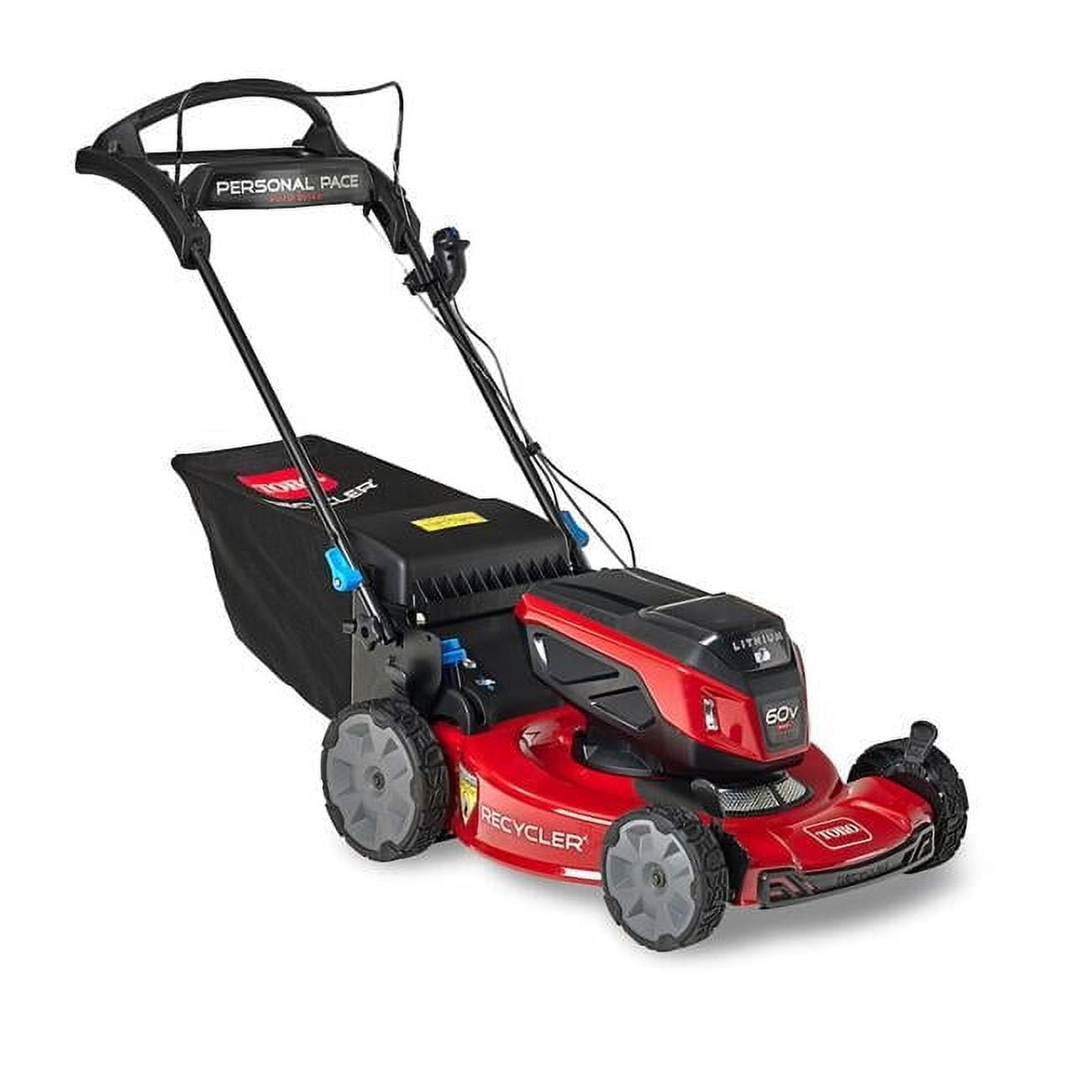 Toro 22 60V Electric Lawn Recycler Mower with Bag, Personal