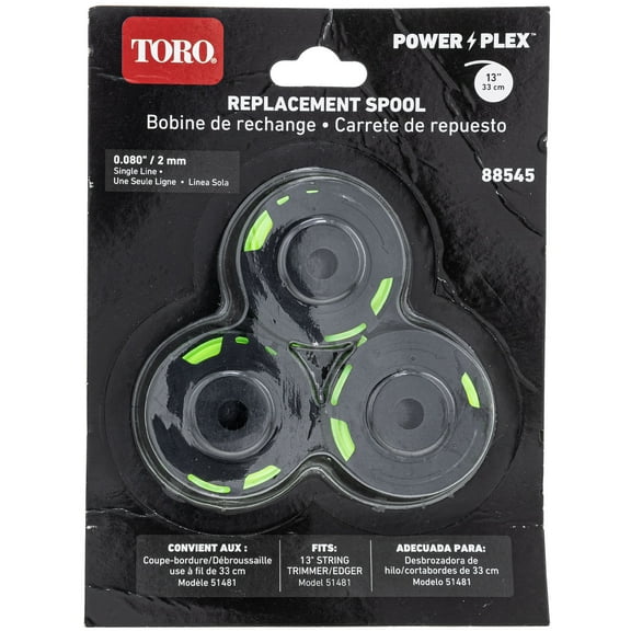 Toro 245104 0.08 Single Trimmer Line Replacement Spool, Pack of 3