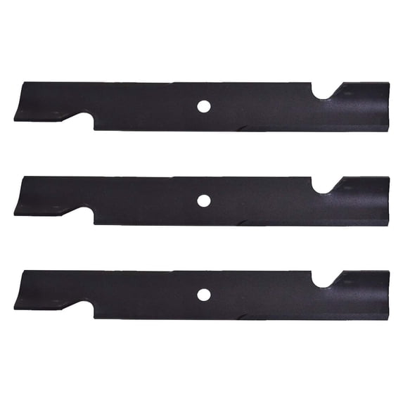 Toro 3PK Genuine OEM Notched 52" Deck Lawn Mower Blades fits 103-2528 105-7781-03 1-633482 1-633485 Z 557 30094 30674 39494