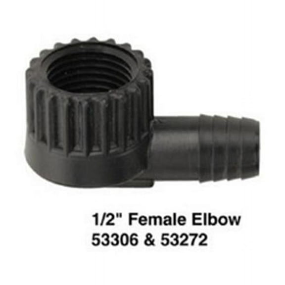 Toro Company 53306 Funny Pipe Male - ELL 0.37 x F 0.5 Tab-