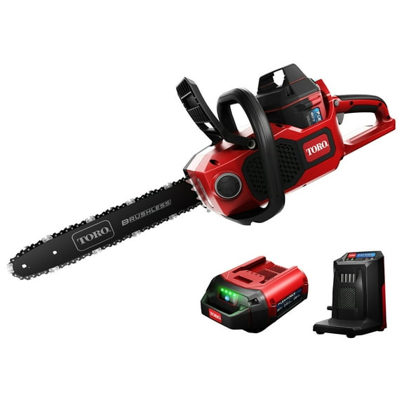 Toro Flex-Force 60V 16" Electric Brushless Chainsaw with Battery & Charger