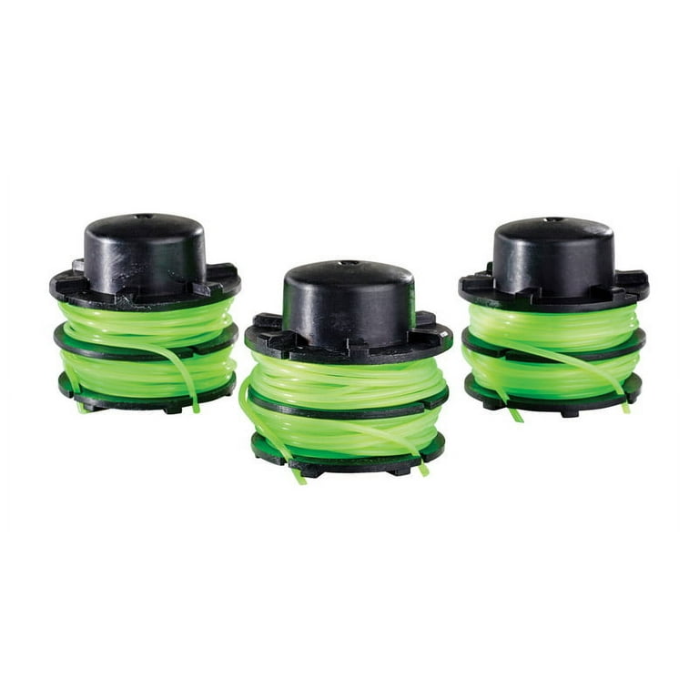 Labwork 3Pack 20ft 0.08 Autofeed String Trimmer Spools Green Weed