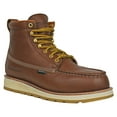 thumbnail image 1 of DieHard Men's Waterproof Composite Toe Moc Toe Boot, Ankle-High Wide Chunky, Red, 12, 1 of 4