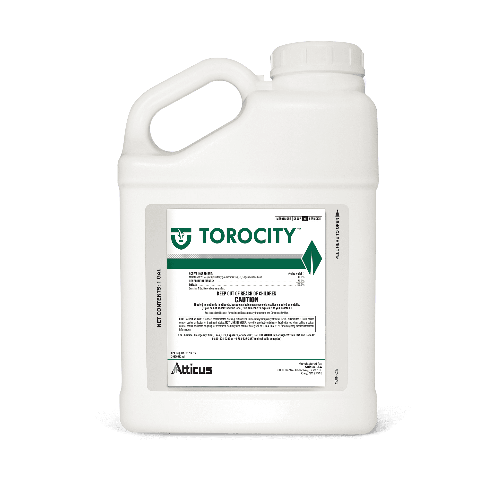 Torocity Turf Herbicide Mesotrione Concentrate (1 Gal) by Atticus