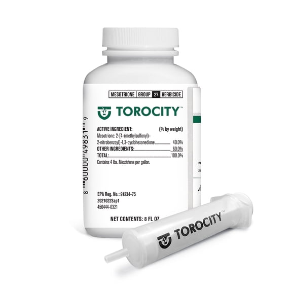 Torocity Turf Herbicide - Mesotrione Concentrate (8 oz) by Atticus (Compare to Tenacity) Selective Weed Killer for Lawns Pre and Post Emergent Control