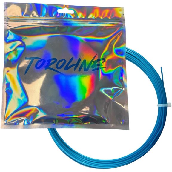 Toroline Wasabi X 17 Gauge 1.23mm Tennis String Set Neon Blue