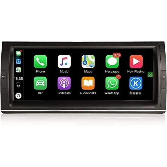 Torovo 10.25 Inch Android 10.0 Car Stereo for BMW 5 Series E39 E53 X5 M5 Audio Support GPS Sat Nav Bluetooth CarPlay DSP Amplifier Wifi 4G DAB+ RDS Mirror Link TPMS 2GB RAM+16GB ROM