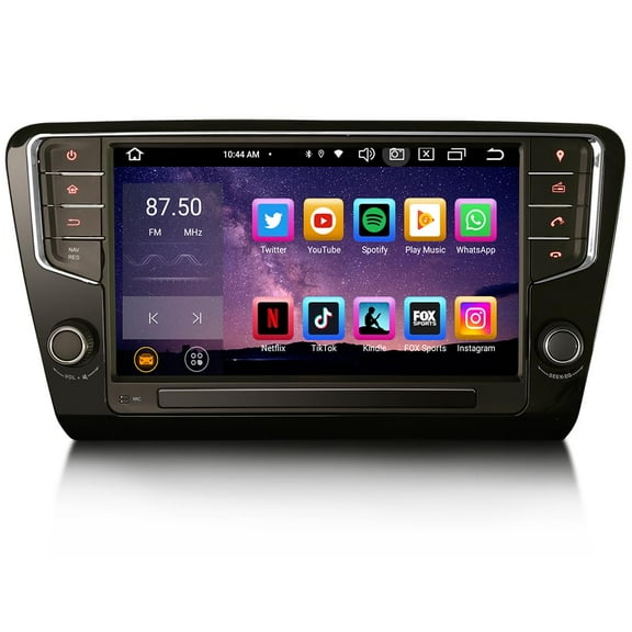 Torovo 8-Core 4+64GB Android 13 Car Stereo for Skoda Octavia MK III 9 Inch IPS screen Support GPS Sat Nav Carplay Android Auto DSP Bluetooth 5.0 Dual Band Wifi DAB+OBD2