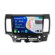 Torovo - 8G+256G, 8-Core - Android 12 IPS Car Stereo For Mitsubishi Lancer 2010-2016 - Wireless CarPlay/Android Auto - Camera & MIC - 10.1 Inch 2 Din - DSP Steering Wheel DAB Fast-boot 360-CAM WIFI