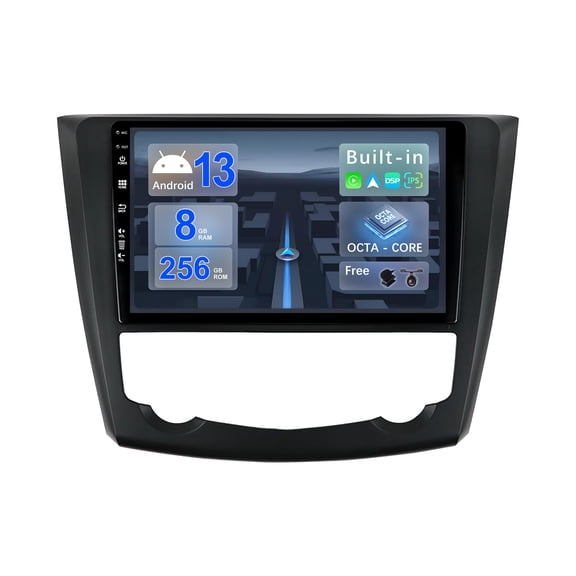 Torovo - [8G+256G, 8-Core] - Android 12 IPS Car Stereo For Renault Kadjar (2015-2019) - Wireless CarPlay/Android Auto - LED Camera & MIC - 9 Inch 2 Din - DSP Steering Wheel DAB Fast-boot 360-Camera