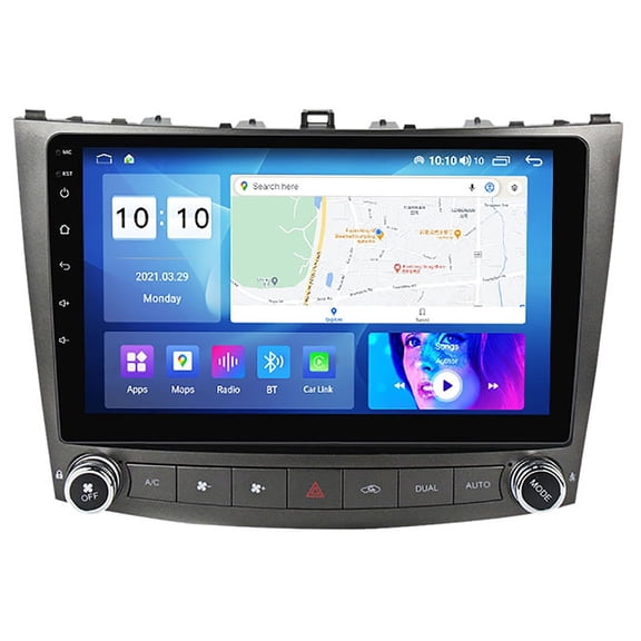 Torovo Android 12 Car Audio GPS Navigation for L-Exus IS 2005-2012, 9 Inch Car Radio Stereo with Wireless Carplay, Multimedia Player Supports Bluetooth/Mirror Link/SWC/4G5G M700S 8 core 8+128GB